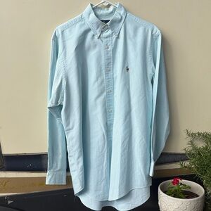 Polo by Ralph Lauren Sky Blue Striped Shirt